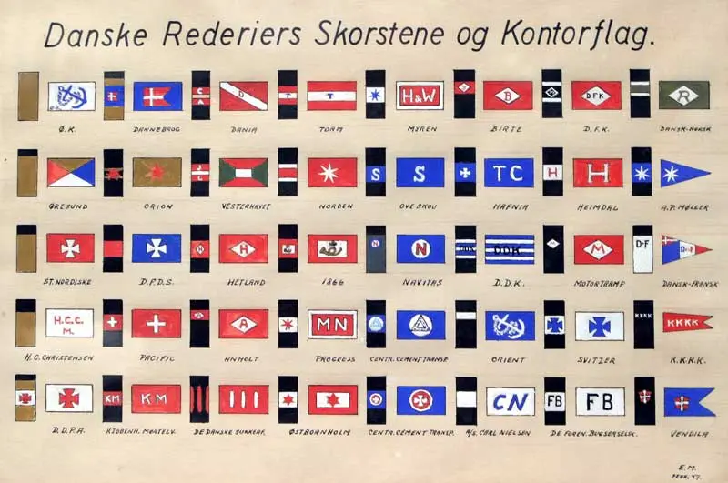 danske rederiers skorstene kontorflag small