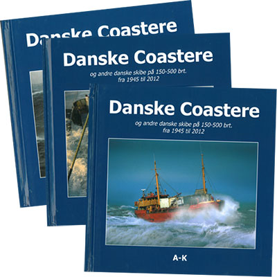 Danske Coastere og andre skibe på 150-500 brt. fra 1945 til 2012